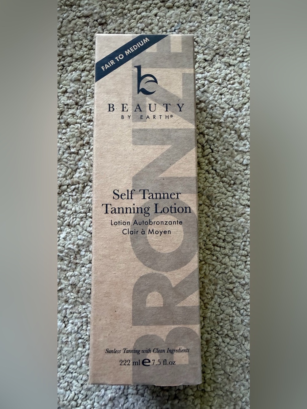 Beauty By Earth Self Tanner Tanning Lotion - Sealed bottle in box! - Picture 3 of 3